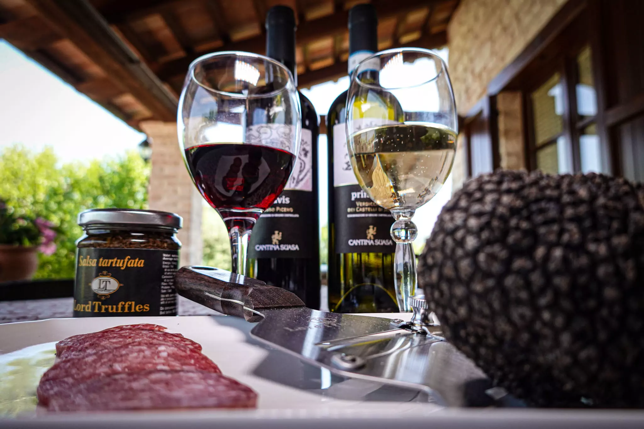degustazione tartufo e vino